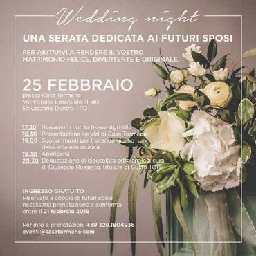Wedding Night a Casa Tormene