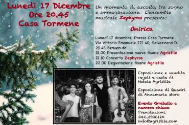 17 Dicembre Onirica a Casa Tormene