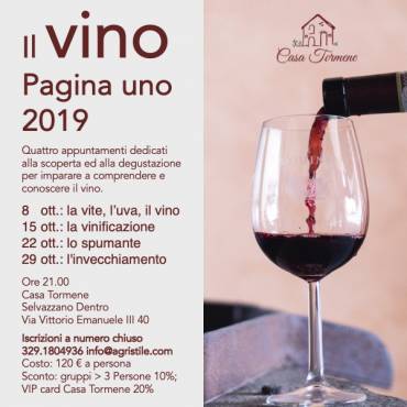 Corso di degustazione vino a Padova