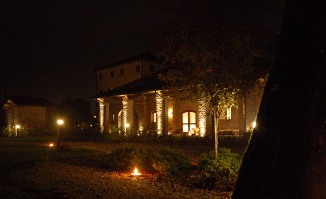 Casa Tormene location per eventi invernali - illuminazione base notturna