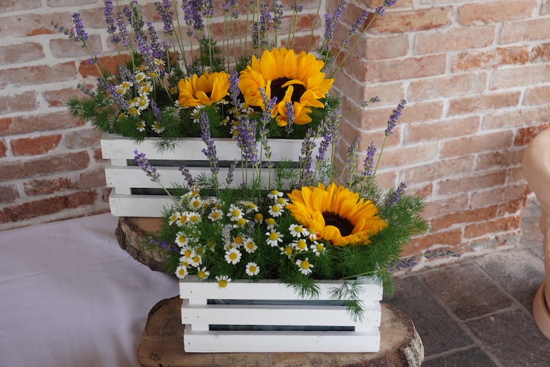 Addobbi Con Girasoli Per Matrimonio Buffet
