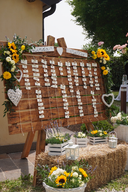 Addobbi Con Girasoli Per Matrimonio Tableau
