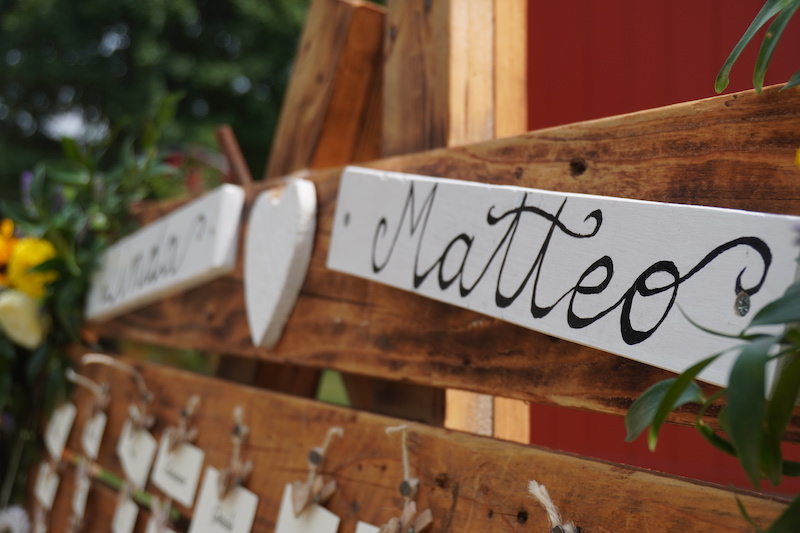 Tableau Mariage Country Chic